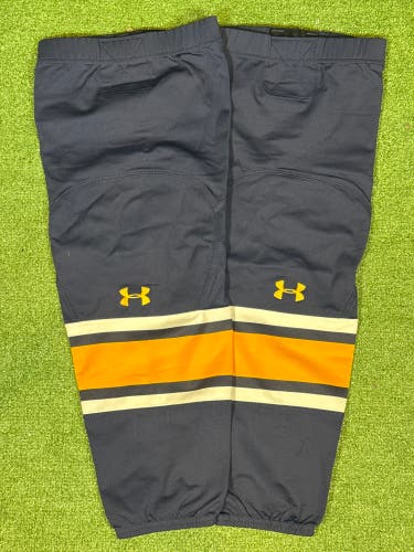 Navy Blue NCAA Issue Senior Large Under Armour Pro Stock Game Socks (New)