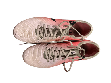 Used Nike TIEMPO Soccer Cleats Pink Senior 10 11613-S000166092