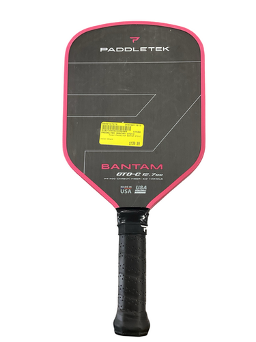 Used PADDELTEK BANTAM GTO-C Pickleball Racquet Black 11613-S000167278