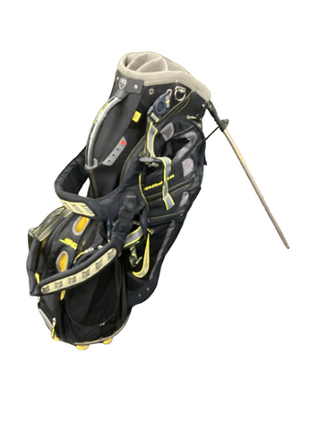 Used Nike SASQUATCH Mens Stand Bag White/Black/Yellow 11613-S000173124