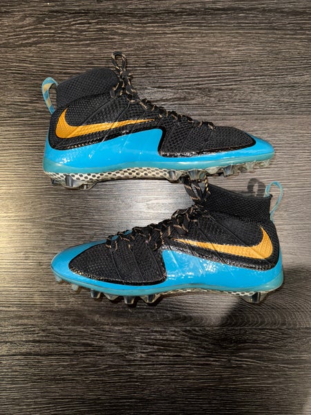 Nike Vapor Untouchable Flyknit TD Football Cleats “Jaguars”