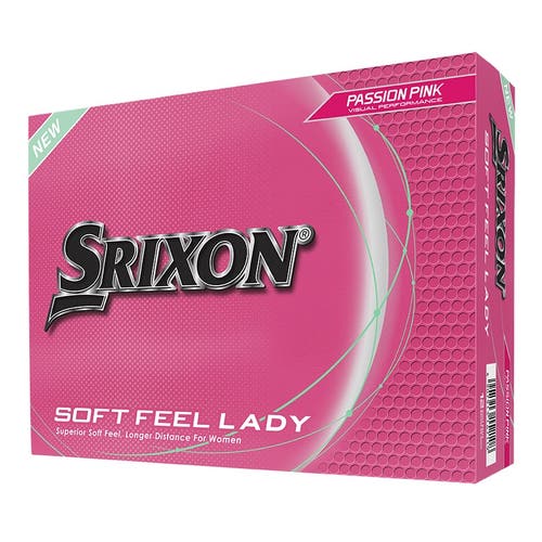 SRIXON SOFT FEEL LADY 9 PASSION PINK GOLF BALL DOZEN