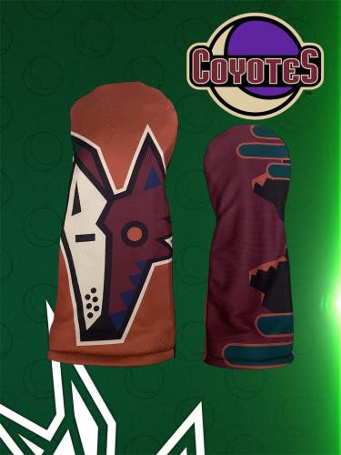 Arizona Coyotes Driver & Fairway Wood Golf Head Cover