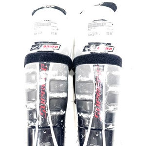 Used Bauer 10 Junior Shin Guards Grey 11" 11860-S000302071