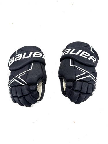 Used Bauer NSX Junior Gloves Black 10" 11860-S000302048