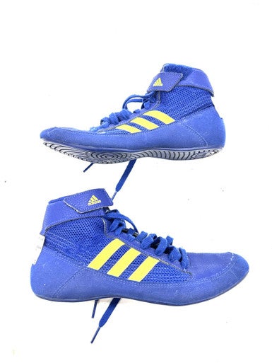 Used Adidas Wrestling Shoes Royal Blue Junior 05 11860-S000302031
