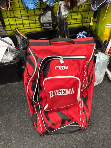 Used Grit Youth Hockey Wheeled Bag Red 11337-S000476146
