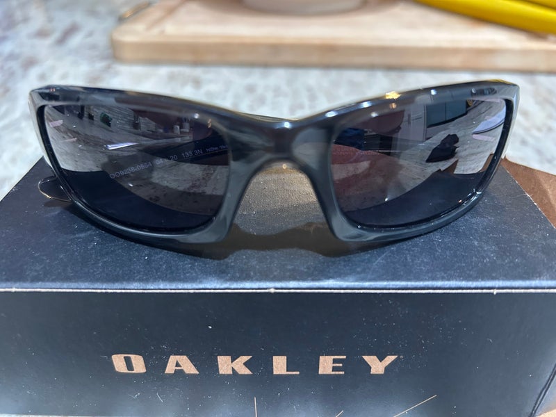 New- Oakley OO923806 Polarized Fives Squared Mens Sunglasses - Black