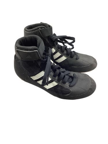 Used Adidas Wrestling Shoes Black Junior 01.5 11347-S000260778