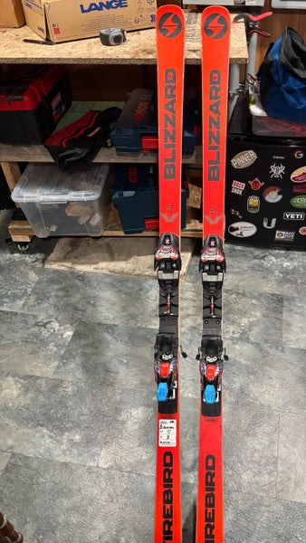 Used 2020 Blizzard Racing GS FIS Skis With Bindings Max Din 16