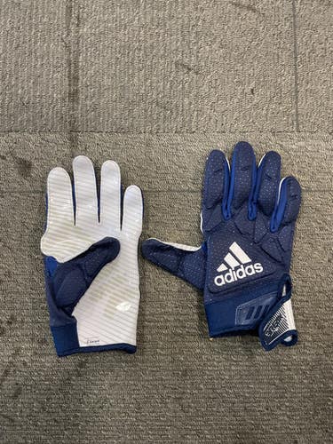 Used Adidas FREAK FB Gloves Navy And White XL 11614-S000226879