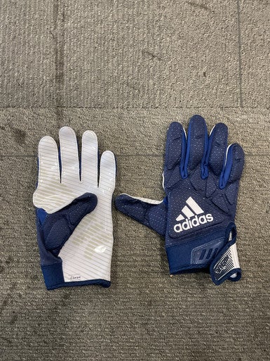 Used Adidas FREAK FB Gloves Navy And White XL 11614-S000226879