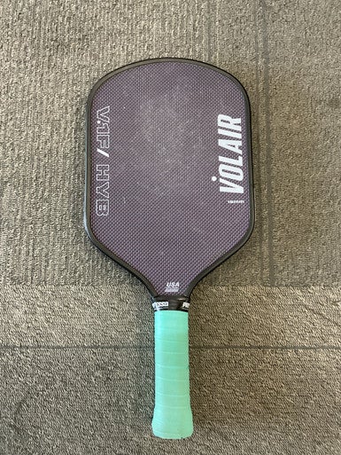 Used VOLAIR V.1F/HYB PADDLE Pickleball Racquet Black 11614-S000226862