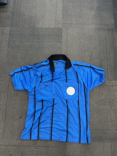 Used Score SOCCER REFEREE JERSEY Soccer Top Adt Royal Blue MD 11614-S000226870