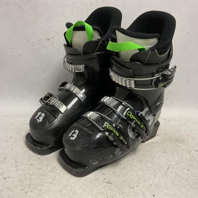 Used Rossignol COMP J3 Boys DH Ski Boot Black 185 MP - Y12 11855-S000196107