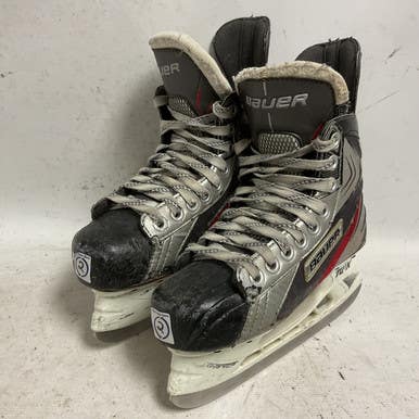 Used Bauer VAPOR X3.0 Junior Hockey Skate White/Black/Red Junior 02 11855-S000196102