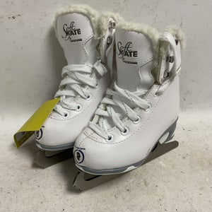 Used Jackson SOFT SKATE Girls Softboot Skate White Youth 08.0 11855-S000196096