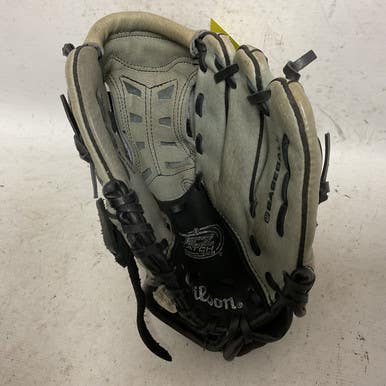 Used Wilson EZ Catch 425 A0425 EX105 Baseball Glove RH Throw Black And Grey 10 1/2" 11855-S000196094