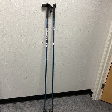 Used Salomon ESCAPE VITANE Womens XC Ski Poles Navy Blue 140 cm / 56 in 11855-S000196082