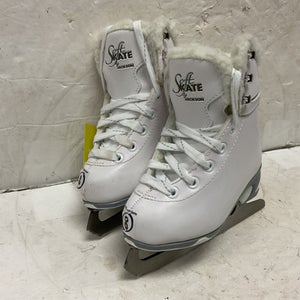 Used Jackson SOFT SKATE Girls Softboot Skate White Youth 08.0 11855-S000196069