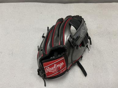 Used Rawlings PL158BB BB/SB Glove RH Throw Black 9" 11490-S000267616