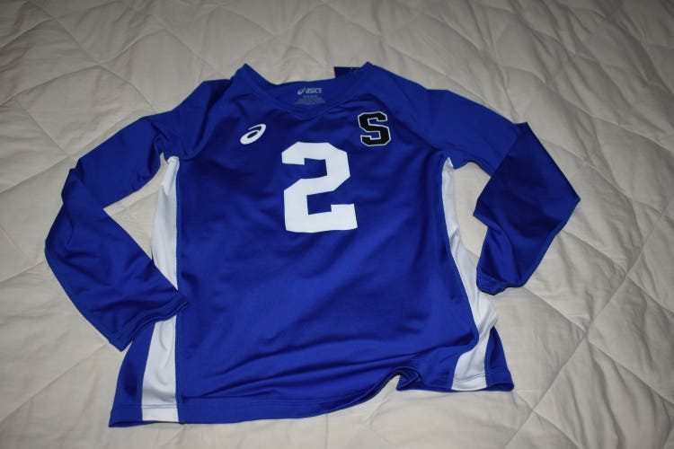 NEW - Asics Volleyball Style Jersey, Seattle, Blue, Youth Medium
