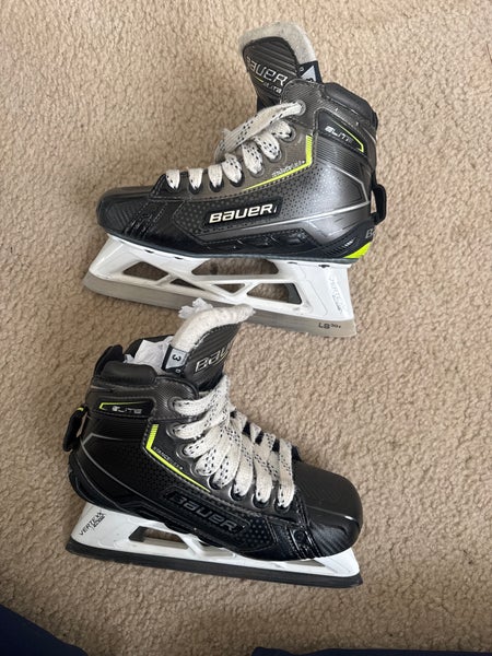 2021 Bauer Elite Hockey Goalie Skates Regular Width Size 3 (Used)