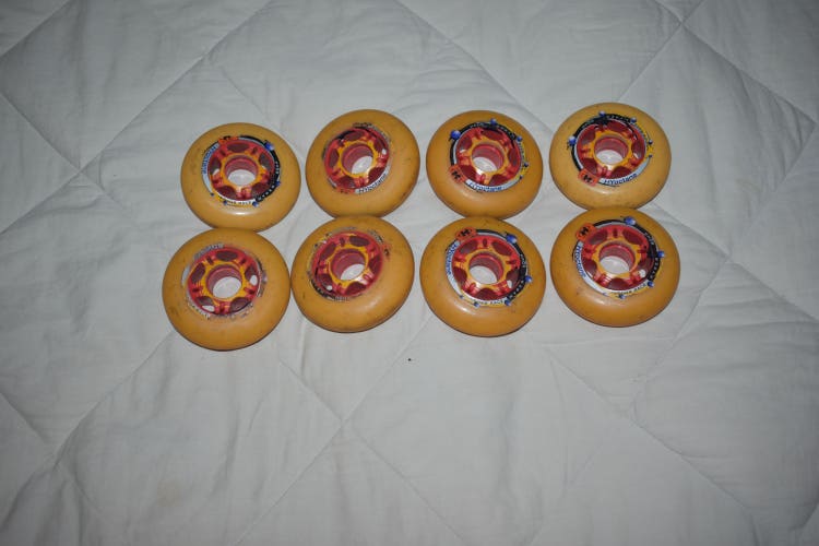 Hyper Hyoctane Indoor Race Wheels, 80mm, Set of 8