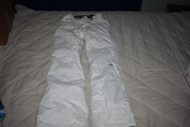 Marker Insulated Winter Sports Ski Pants, White, Women's Size 8