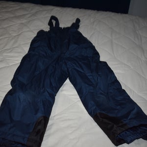 CB Insulated Winter Sports Ski Pants/Bib, Blue, Size 7