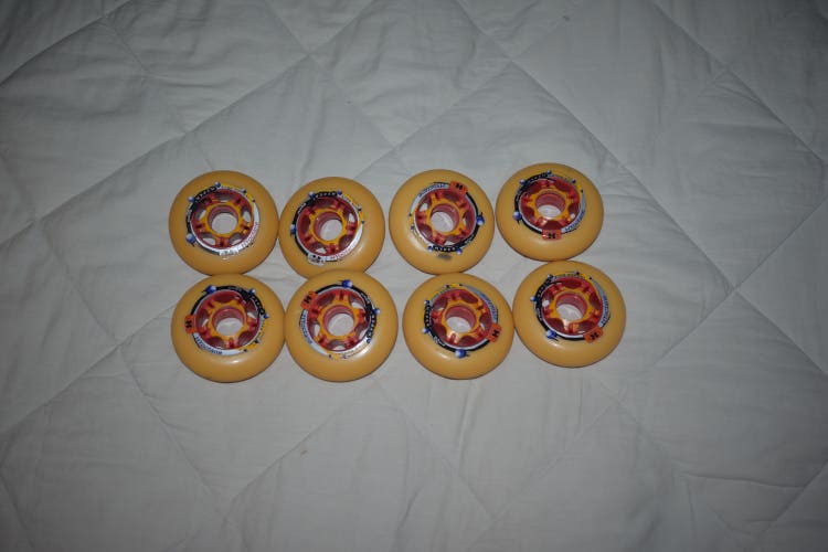 NEW - Hyper Hyoctane Indoor Race Wheels, 80mm, Set of 8