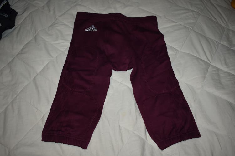 NEW - Adidas Prime Knit Football Pants, Maroon, Large