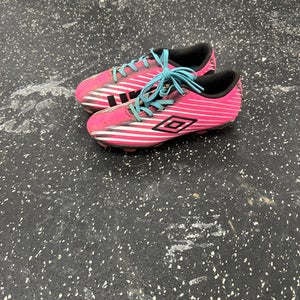 Used Umbro Soccer Cleats Pink Youth 13.0 11849-S000034393