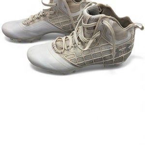Used Under Armour LAX Cleats Mens White Senior 6.5 11863-S000024930