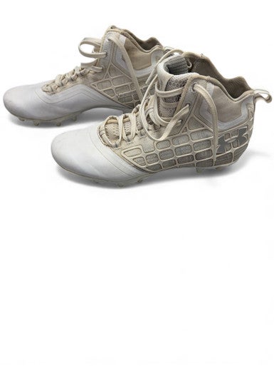 Used Under Armour LAX Cleats Mens White Senior 6.5 11863-S000024930