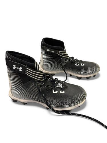 Used Under Armour Jr FB Cleats Black Junior 04 11863-S000024925