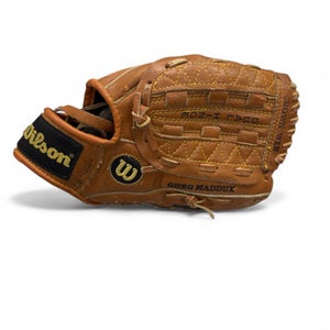 Used Wilson A2245 BASEBALL GREG MADDOX BB/SB Glove RH Throw Brown 10 3/4" 11863-S000024924