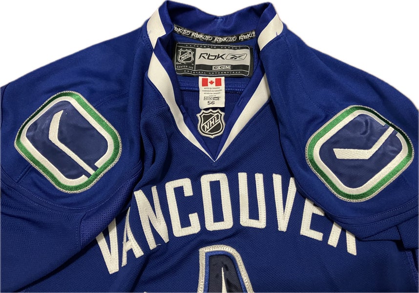 Vancouver Canucks Blank Reebok Edge 1.0 NHL Hockey Jersey Size 56 ...