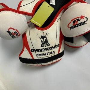 Used ONEGOAL USA HOCKEY Youth Shoulder Pads LG 11823-S000036334