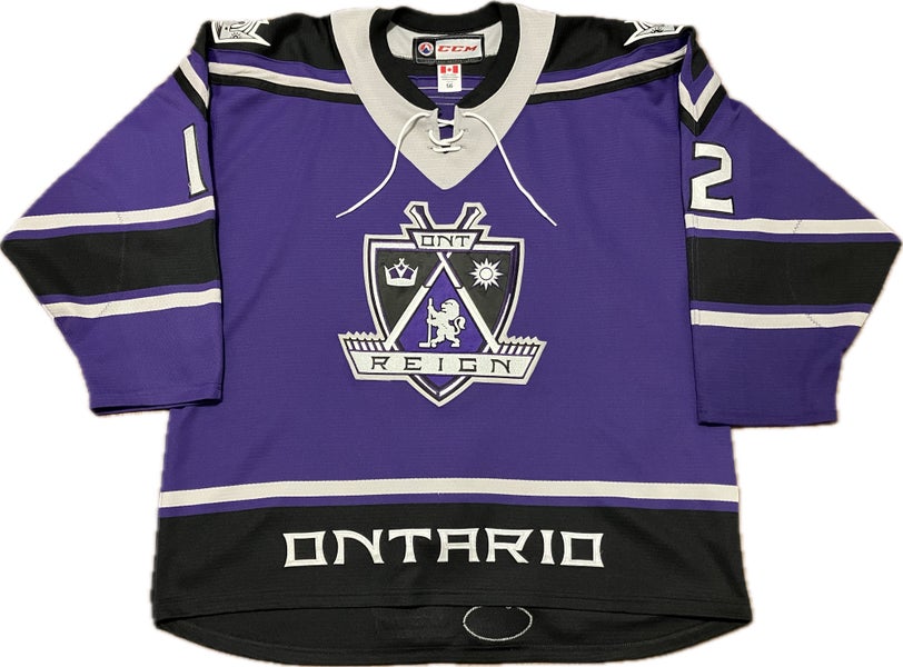 Ontario Reign Nikita Scherbak CCM Authentic AHL Hockey Jersey Size 56