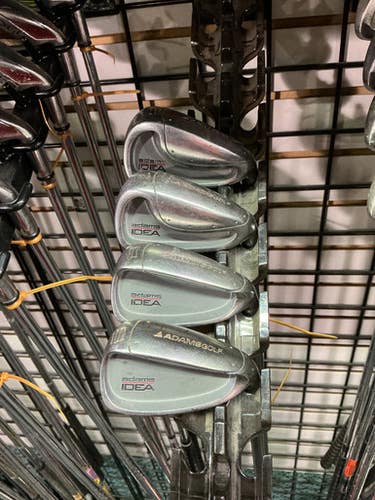 Adams Used Right Handed Men's Regular Flex Graphite Shaft Iron Set