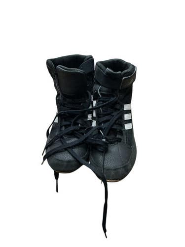 Used Adidas Wrestling Shoes Black Junior 04.5 10743-S000464515