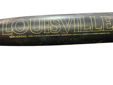 Used Louisville Slugger SLMTX10L-21 BB/SB USSSA 2 3/4 Bat 31" 10743-S000466785