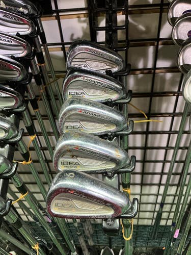 Adams (Used) Right Handed Men's Regular Flex Steel Shaft Iron Set