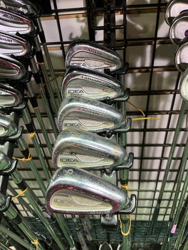 Adams (Used) Right Handed Men's Regular Flex Steel Shaft Iron Set