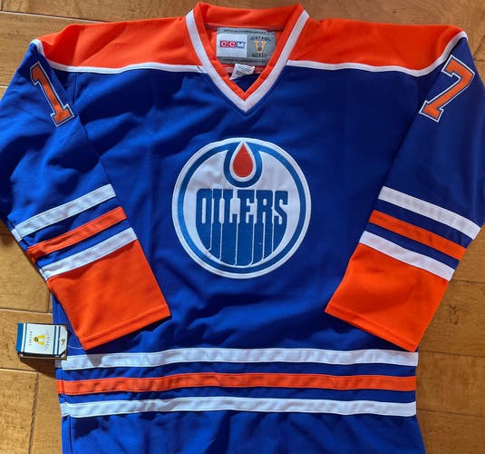 Edmonton Oilers Hockey Jersey Jari Kurri #17 Men's Large (see details)
