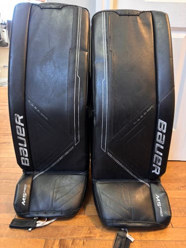 Small 2022 Bauer Supreme M5 Pro Goalie Leg Pads (Used)