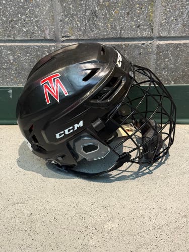 Black Medium CCM Tacks 710 Helmet (Used)