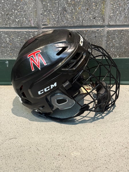 Black Medium CCM Tacks 710 Helmet (Used)