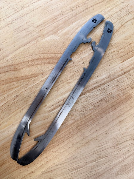 NHL Anaheim Ducks Game Used Bauer LS PULSE SS 280mm Skate Blades / Runners